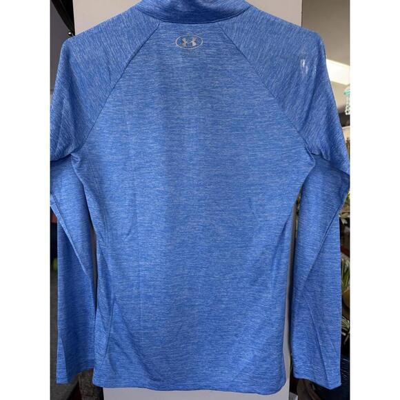 Under Armour Women's Small Blue Quarter Zip Long Sleeve New with tags - Picture 3 of 3